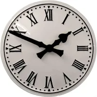 Burnley Outdoor Clock Service white dial