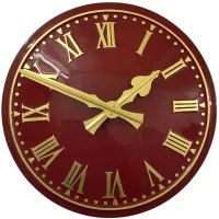 Burnley Outdoor Clock Service red dial