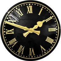 Burnley Outdoor Clock Service dark dial